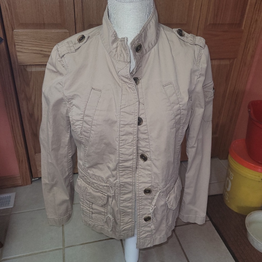 LOFT Ann Taylor Khaki Jacket